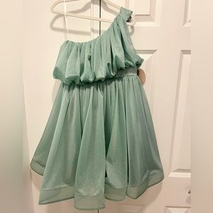 Kid girls One Shoulder Dress